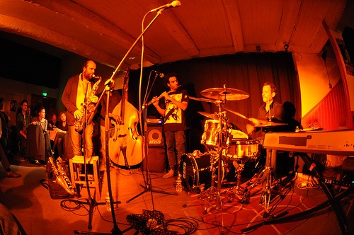 Mysterlô feat. Raphaël Imbert, Cyril Benhamou, Marika Divita, Patrick Ferné (Jazz sur la Ville) en concert